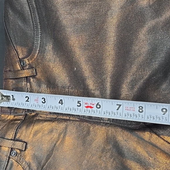 Rich and Skinny Bronzer Coated Pants 28W - Picture 8 of 9